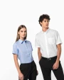 Hemden KARIBAN Dames non-iron blouse korte mouwen voor bedrukking &amp; borduring