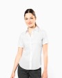 Hemden KARIBAN Dames non-iron blouse korte mouwen voor bedrukking &amp; borduring