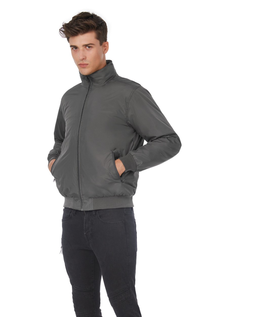 B&C CREW BOMBER MEN Jacken personalisierbar