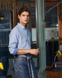 Schorten PREMIER Division - Waxed look denim waist apron voor bedrukking &amp; borduring