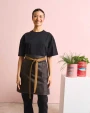 Schorten PREMIER Division - Waxed look denim waist apron voor bedrukking &amp; borduring