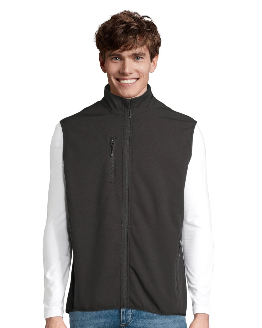 Vestes personnalisable SOL'S Men´s Falcon Zipped Softshell Bodywarmer