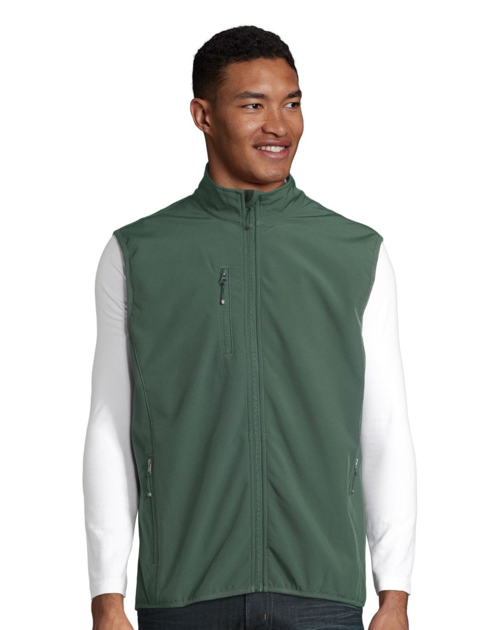 Jassen SOL'S Men´s Falcon Zipped Softshell Bodywarmer voor bedrukking &amp; borduring