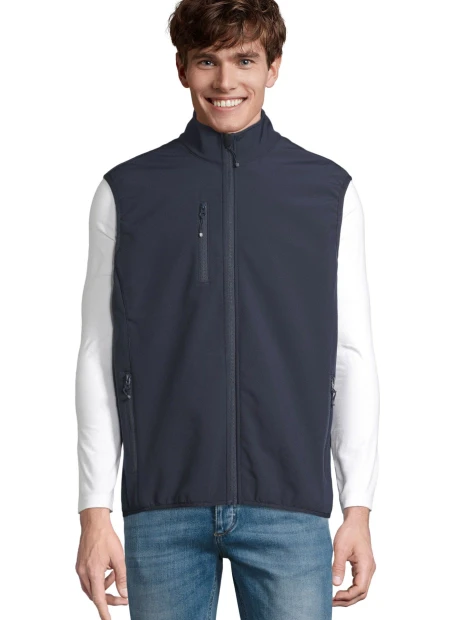 Vestes à personnaliser SOL'S Men´s Falcon Zipped Softshell Bodywarmer 
