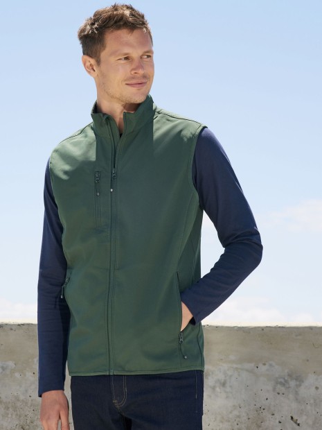 Vestes à personnaliser SOL'S Men´s Falcon Zipped Softshell Bodywarmer 