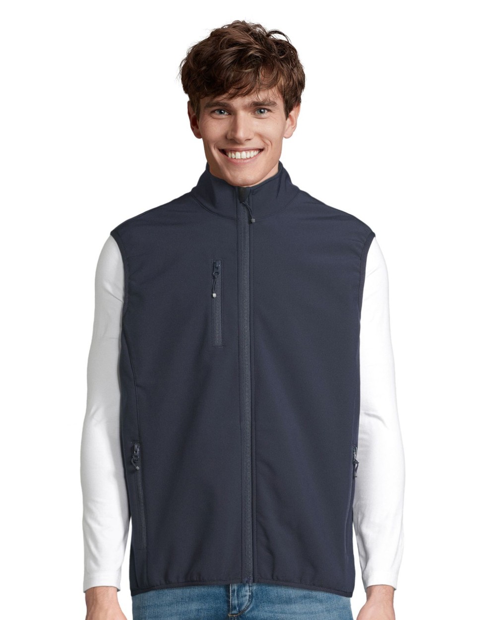 SOL'S Men´s Falcon Zipped Softshell Bodywarmer Jacken personalisierbar