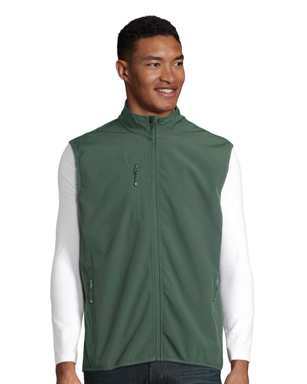 SOL'S Men´s Falcon Zipped Softshell Bodywarmer Jacken personalisierbar