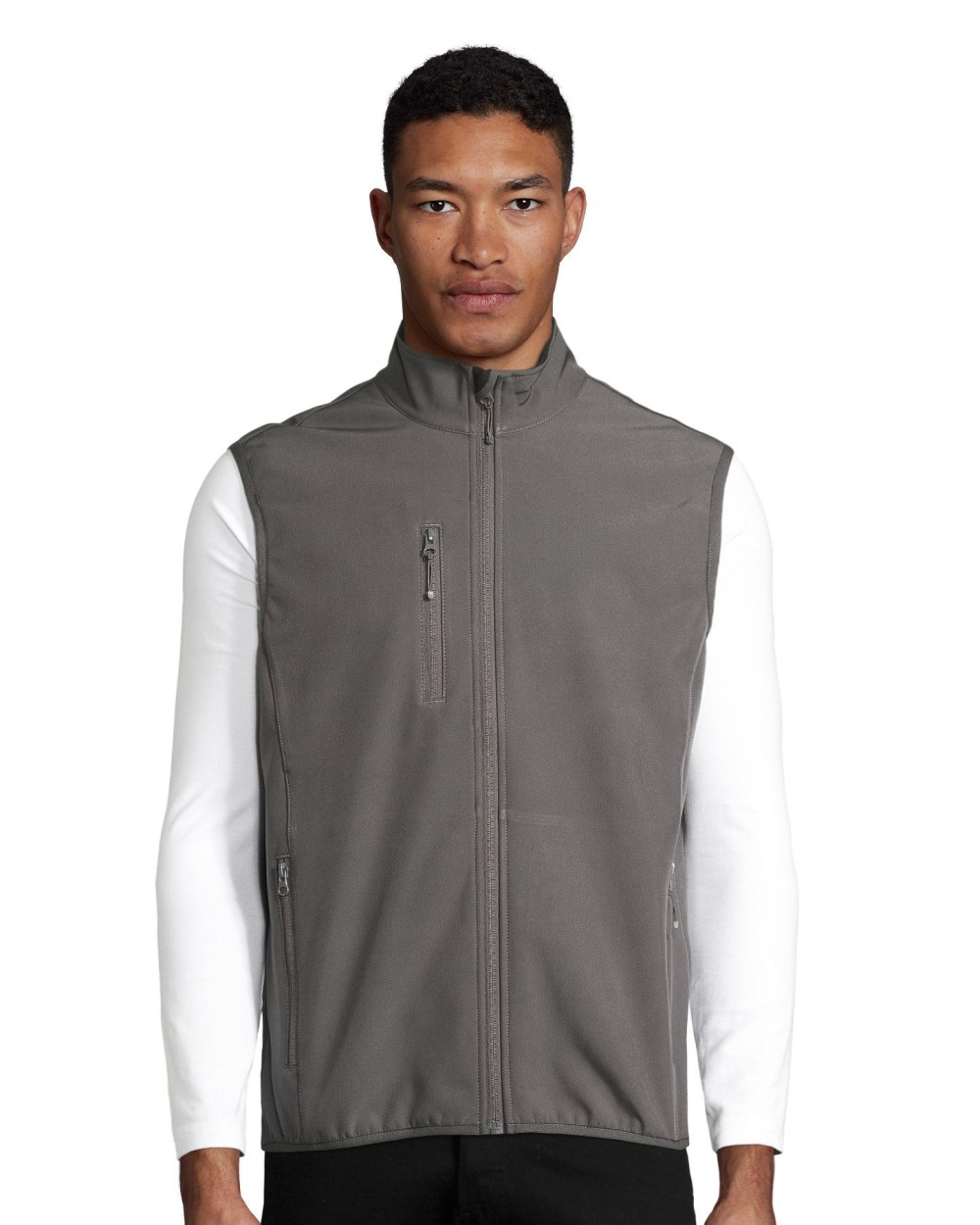 SOL'S Men´s Falcon Zipped Softshell Bodywarmer Jacken personalisierbar