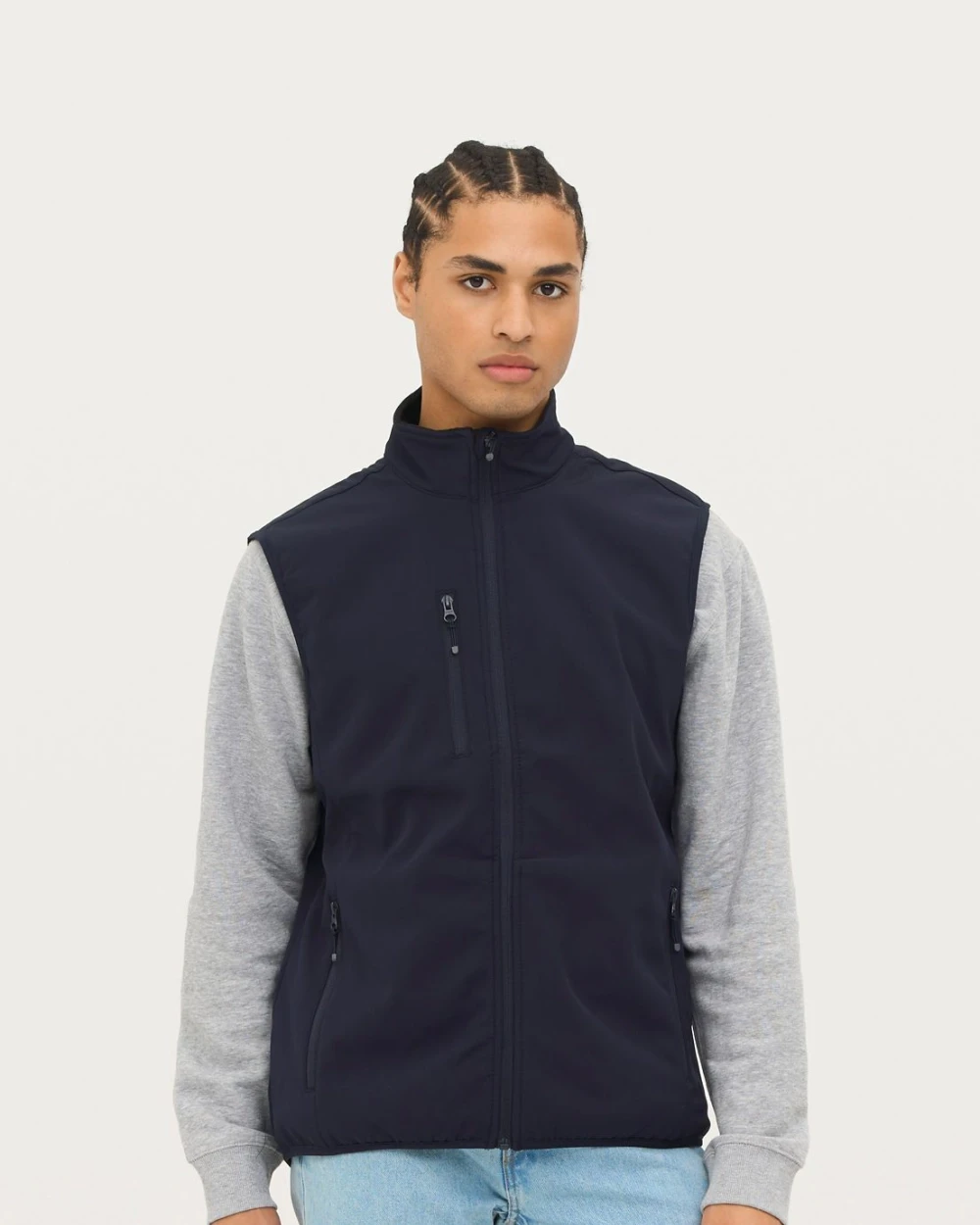 Vestes personnalisable SOL'S Men´s Falcon Zipped Softshell Bodywarmer