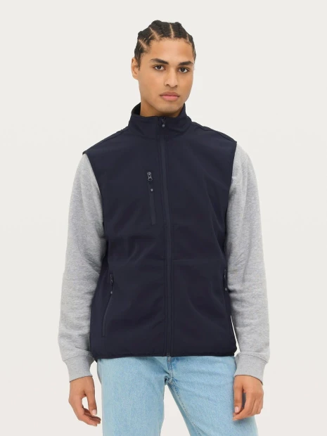 Vestes à personnaliser SOL'S Men´s Falcon Zipped Softshell Bodywarmer 