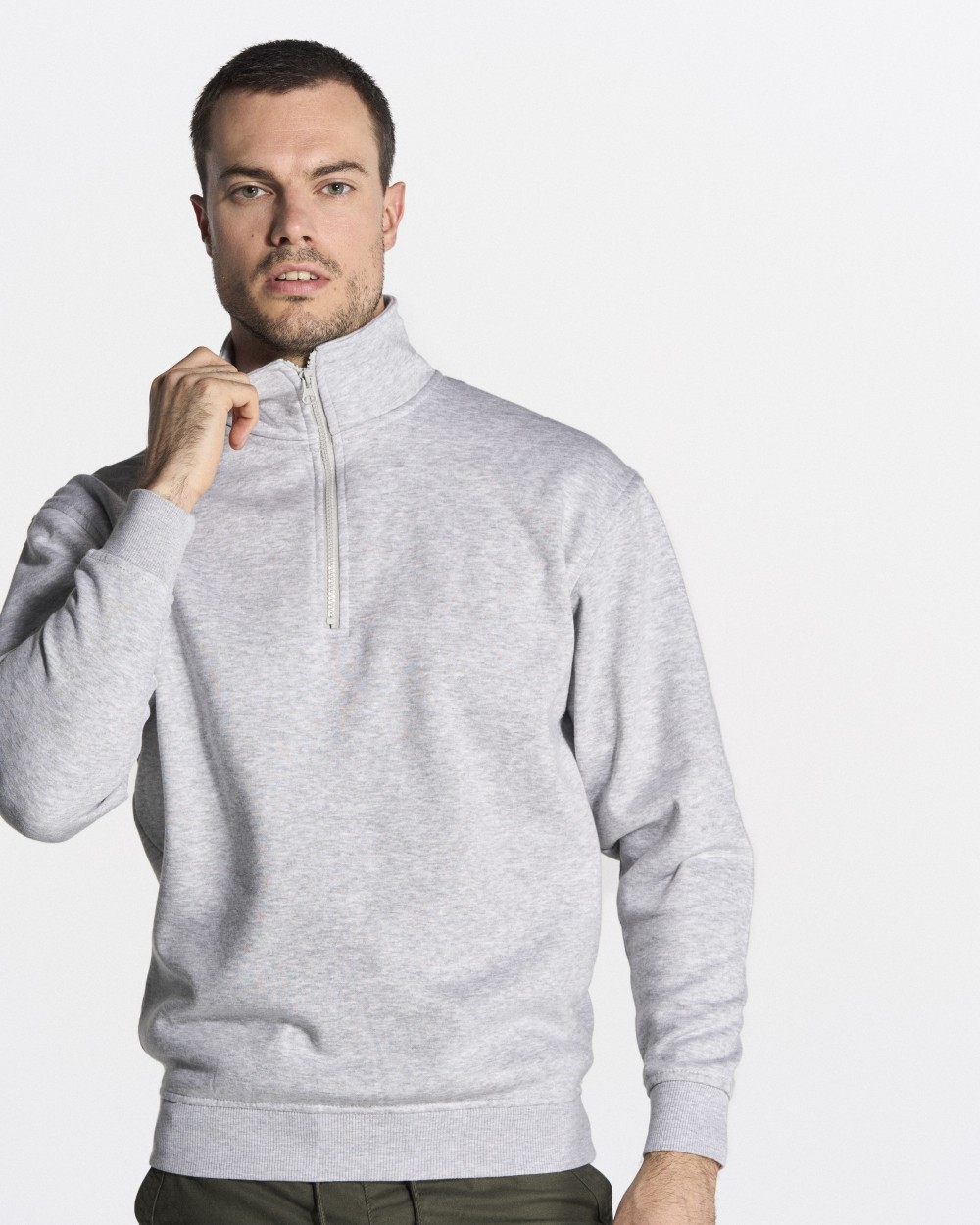 Sweaters & hoodies JHK HALF ZIP SWEATSHIRT voor bedrukking &amp; borduring