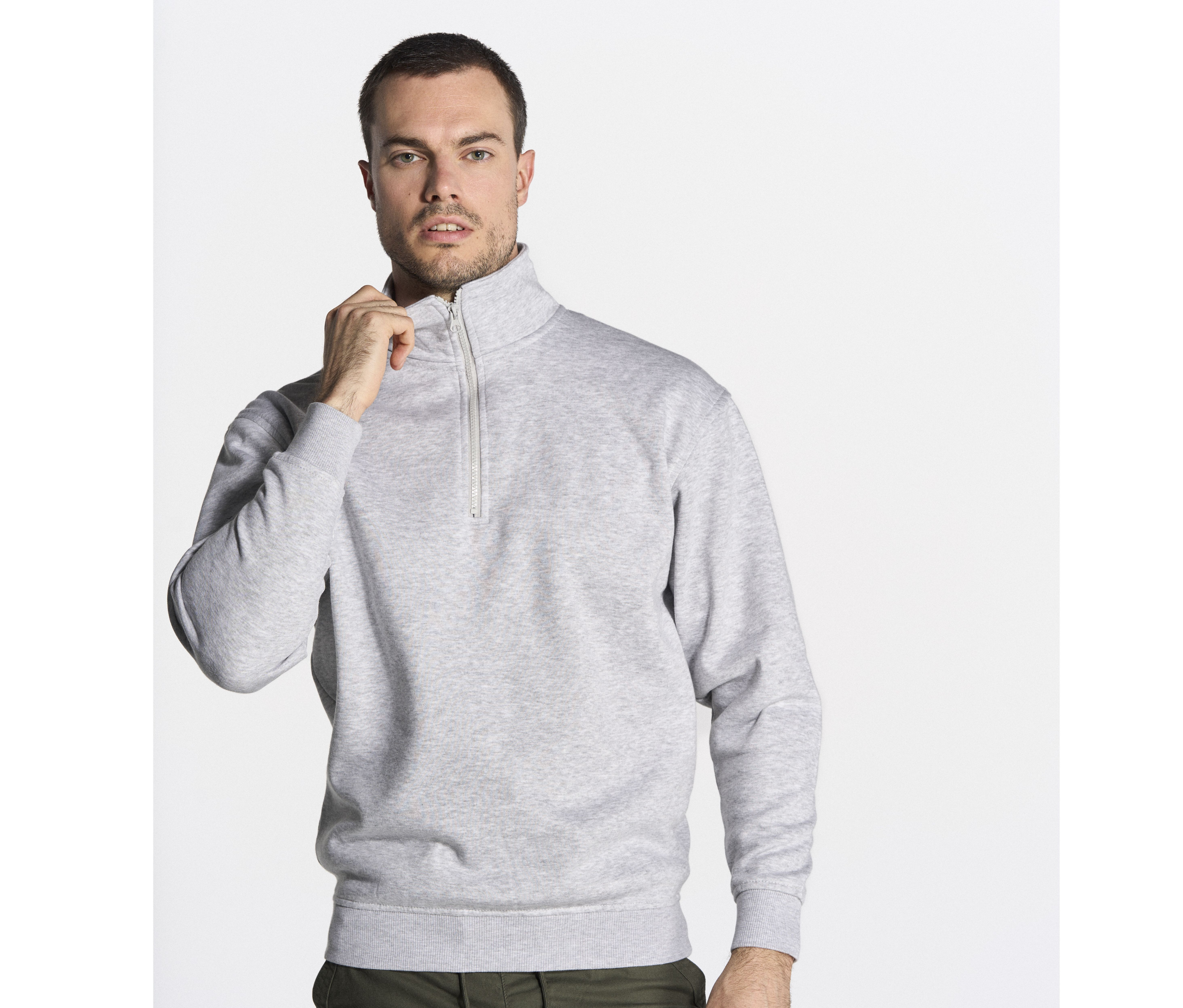 Sweat-shirts personnalisable JHK HALF ZIP SWEAT SHIRT