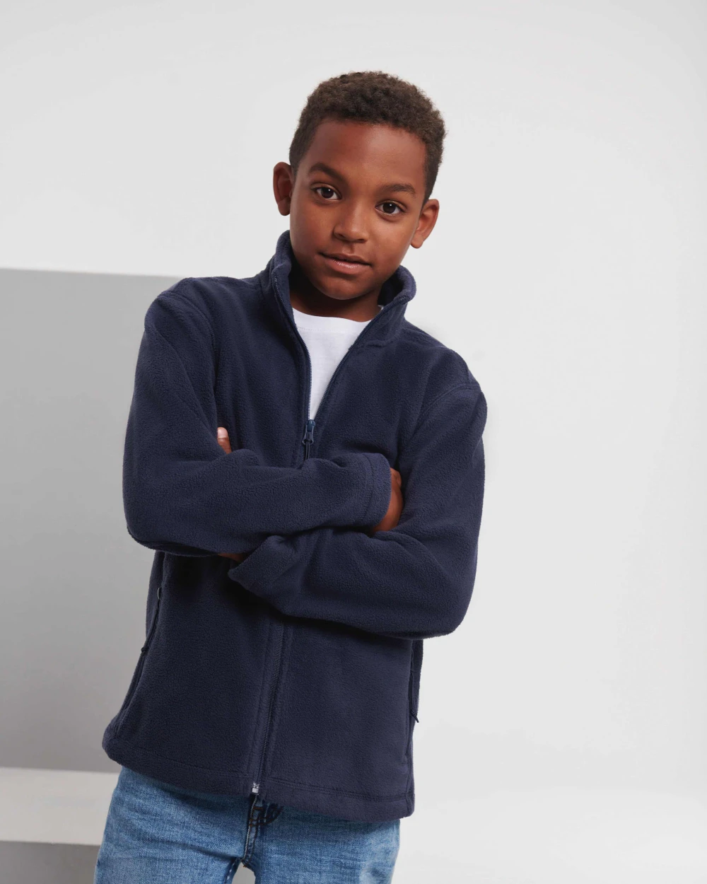 Laines polaires personnalisable RUSSELL Polaire zippée Enfant