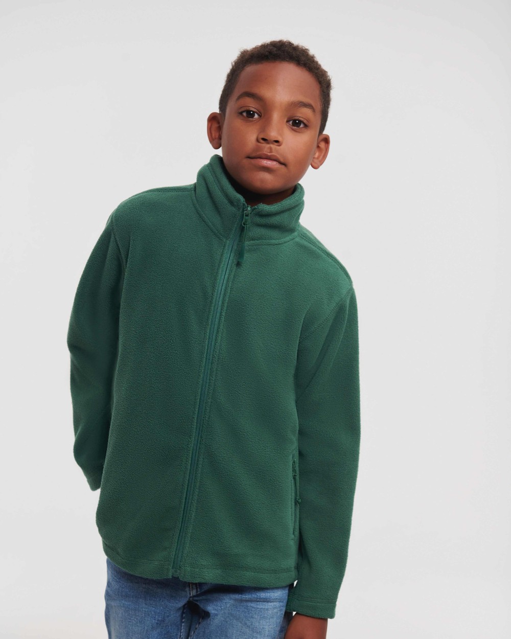 Laines polaires personnalisable RUSSELL Polaire zippée Enfant