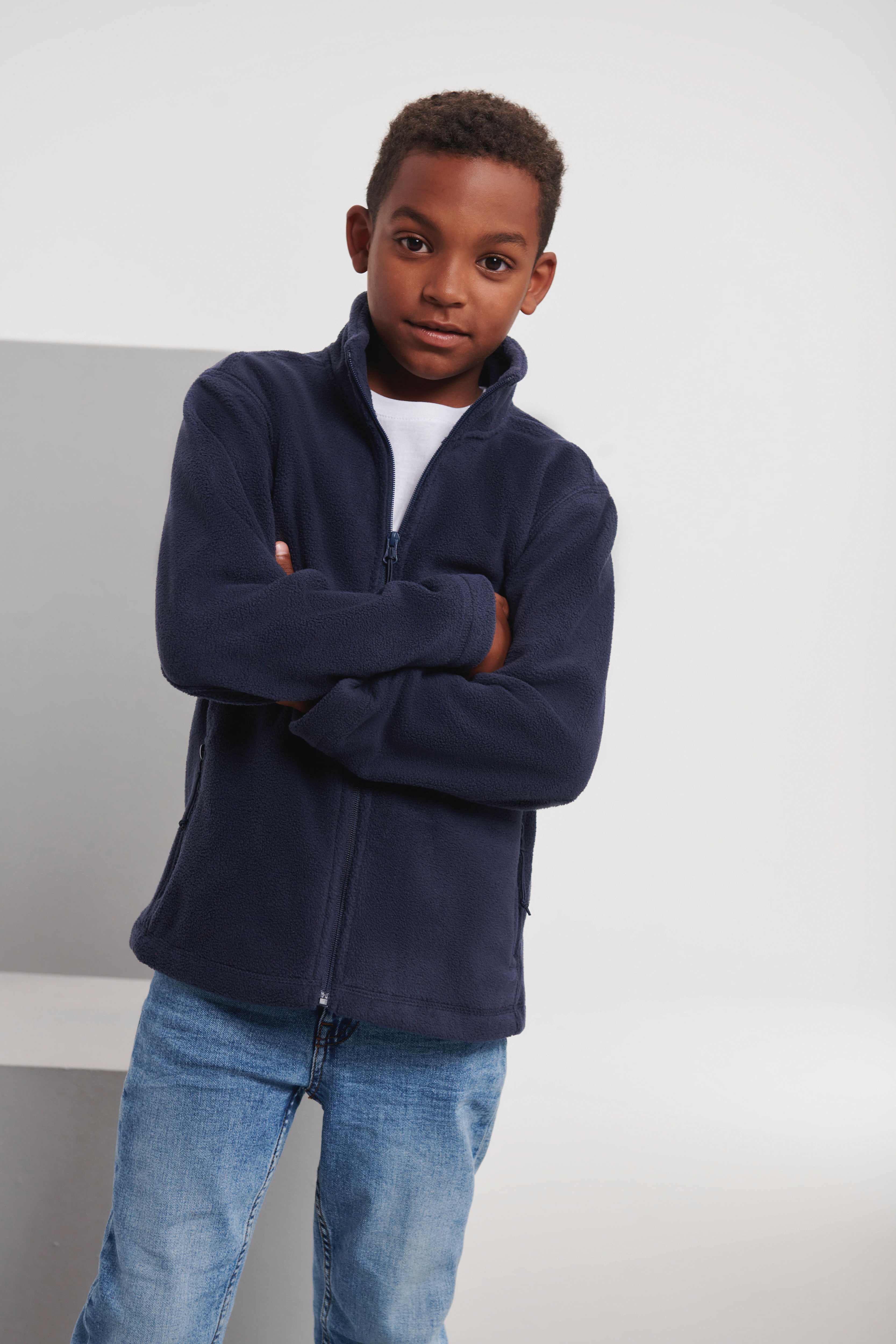 Polar Fleeces RUSSELL Kids full-zip outdoor fleece voor bedrukking &amp; borduring