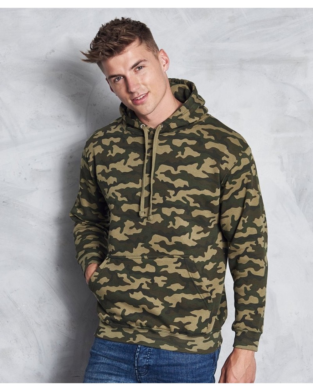 Sweaters & hoodies AWDIS CAMO HOODIE voor bedrukking &amp; borduring