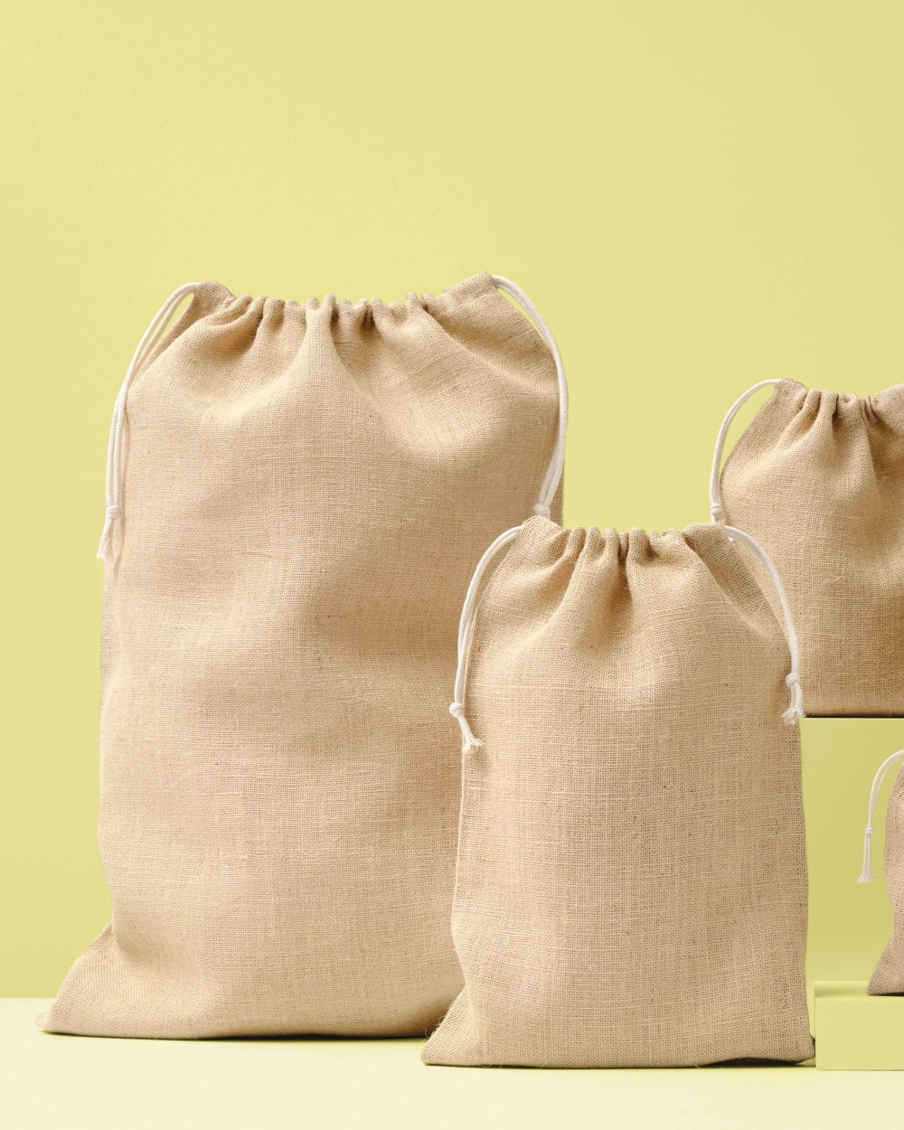 NUTSHELL Jute stuff bag Taschen personalisierbar