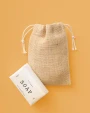 Tassen & Zakken NUTSHELL Jute stuff bag voor bedrukking &amp; borduring