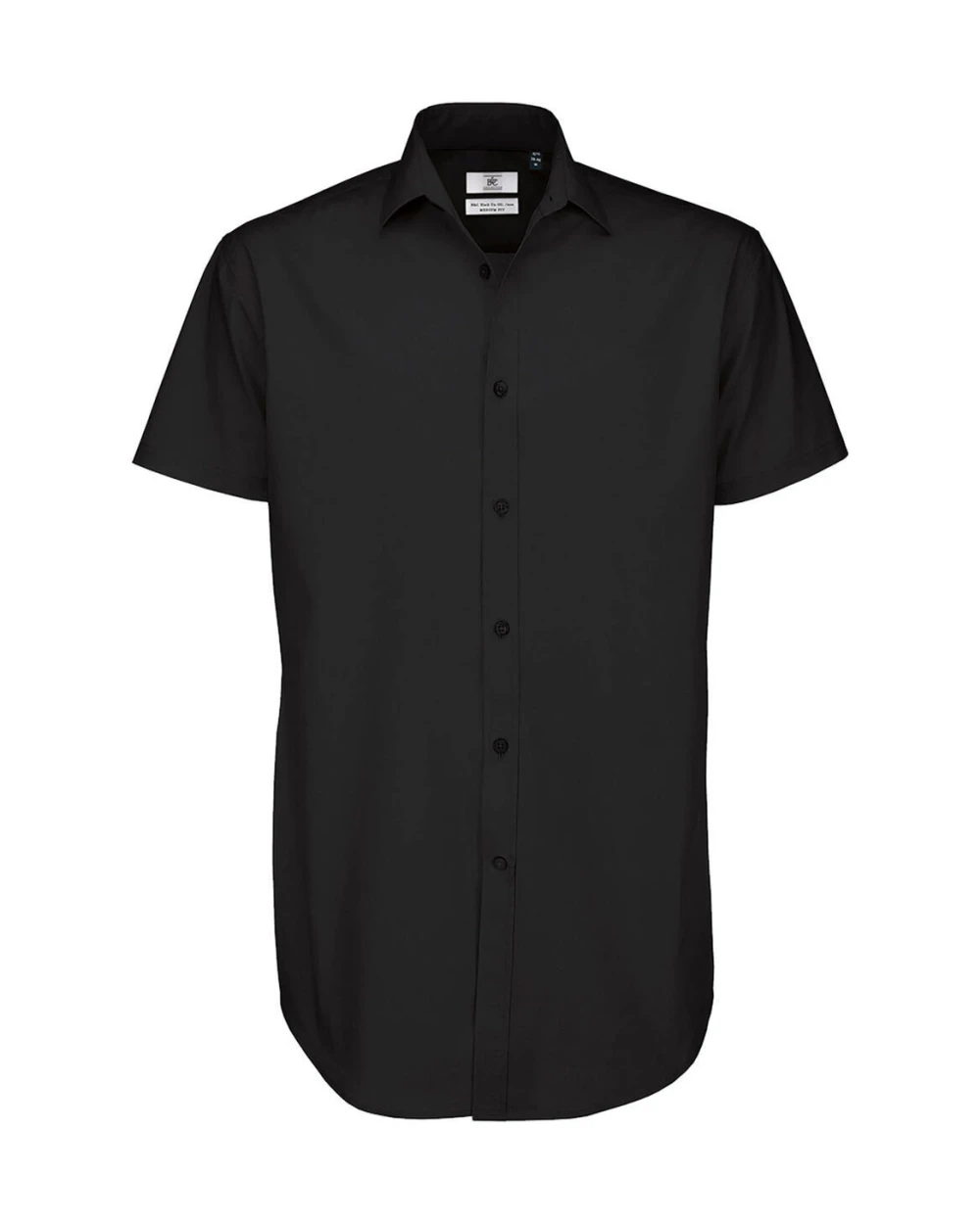 B&C Black Tie SSL/men Poplin Shirt Hemden personalisierbar