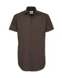 Hemden B&C Black Tie SSL/men Poplin Shirt voor bedrukking &amp; borduring