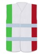 Fluo vestjes KORNTEX National Flag Vest "Pride" voor bedrukking &amp; borduring