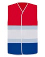 Gilets de sécurité personnalisable KORNTEX National Flag Vest "Pride"