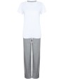 TOWEL-CITY Women's Long Trousers Pyjamas Set Unterhosen personalisierbar