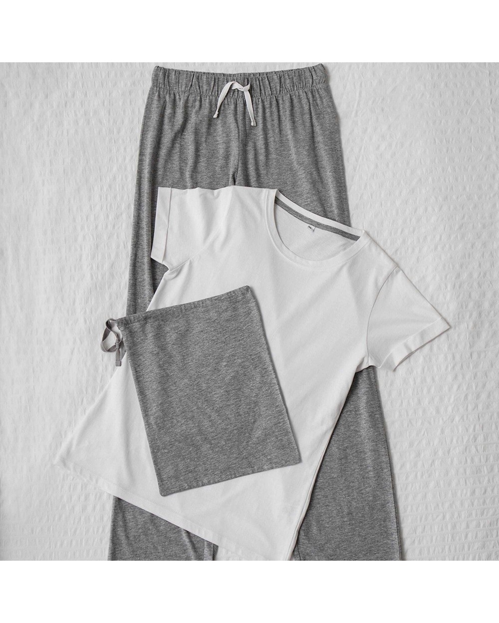 TOWEL-CITY Women's Long Trousers Pyjamas Set Unterhosen personalisierbar