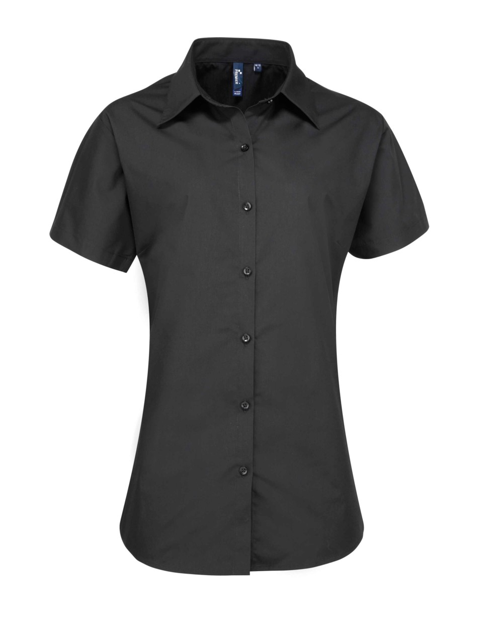 PREMIER Women's supreme poplin short sleeve shirt Hemden personalisierbar