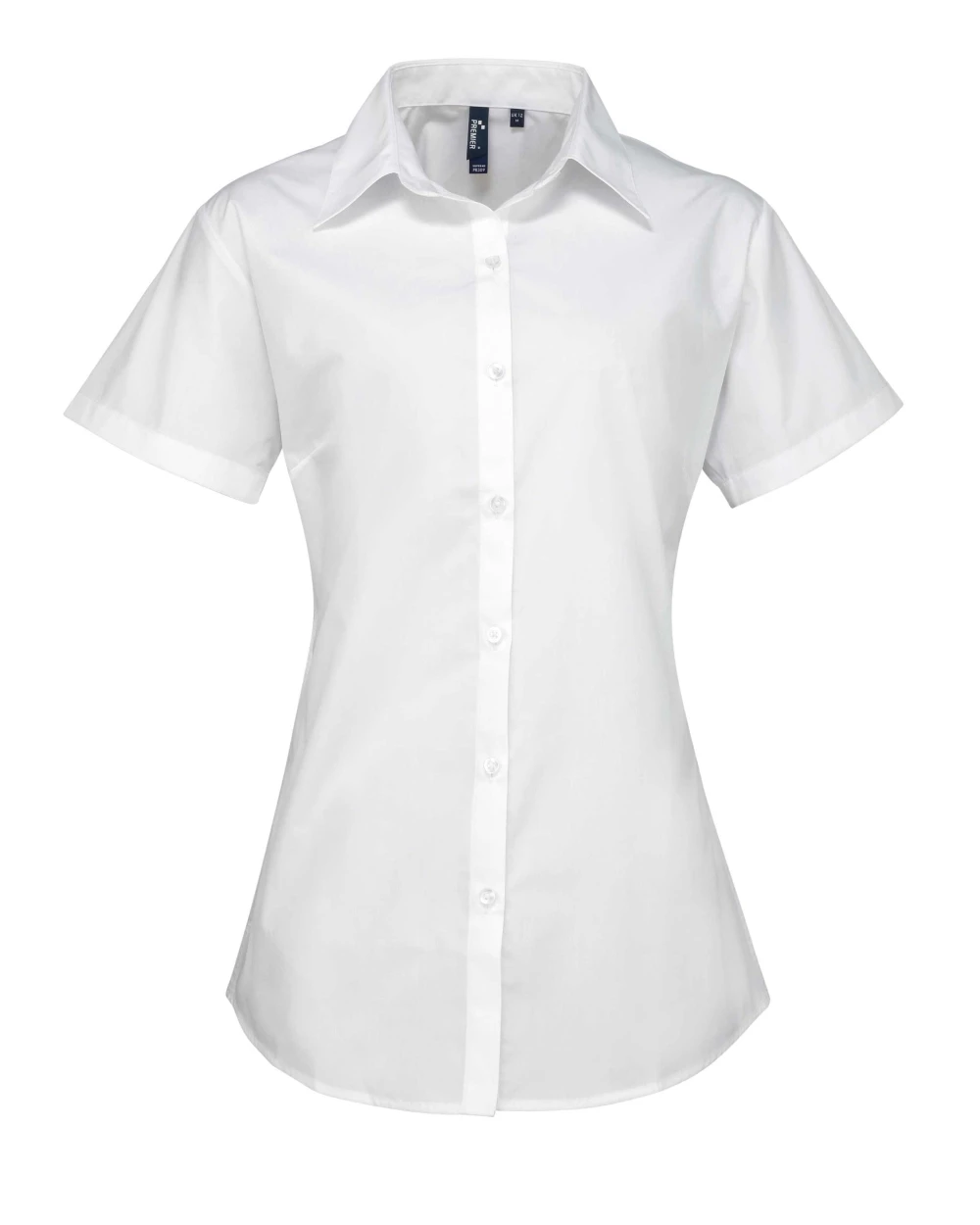 Hemden PREMIER Women's supreme poplin short sleeve shirt voor bedrukking &amp; borduring