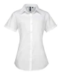 Hemden PREMIER Women's supreme poplin short sleeve shirt voor bedrukking &amp; borduring