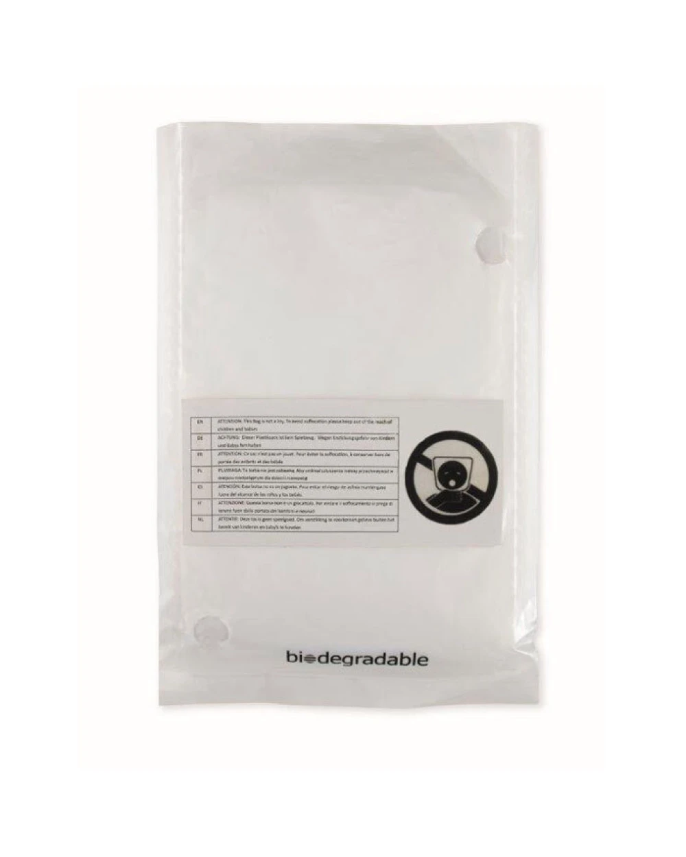 Jassen 4DO Biodegradable poncho voor bedrukking &amp; borduring
