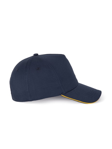 K-UP Casquette sandwich contrasté - 5 panneaux /api/colors/88cba4a0-0ac1-4e82-af5d-b00e170011fe personnalisable