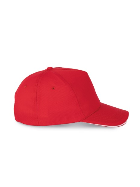 K-UP Casquette sandwich contrasté - 5 panneaux /api/colors/b7356eda-6c72-4d03-829c-6a61c9e04b1f personnalisable
