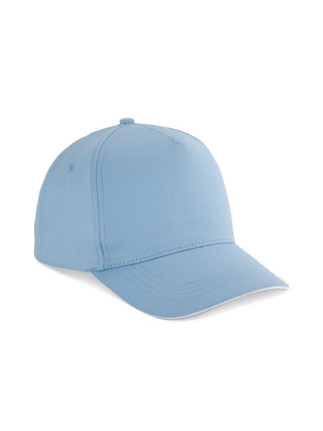 K-UP Casquette sandwich contrasté - 5 panneaux  personnalisable