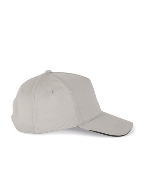 K-UP Casquette sandwich contrasté - 5 panneaux /api/colors/b83fbd35-8617-4ff4-af72-c983f214f6af personnalisable