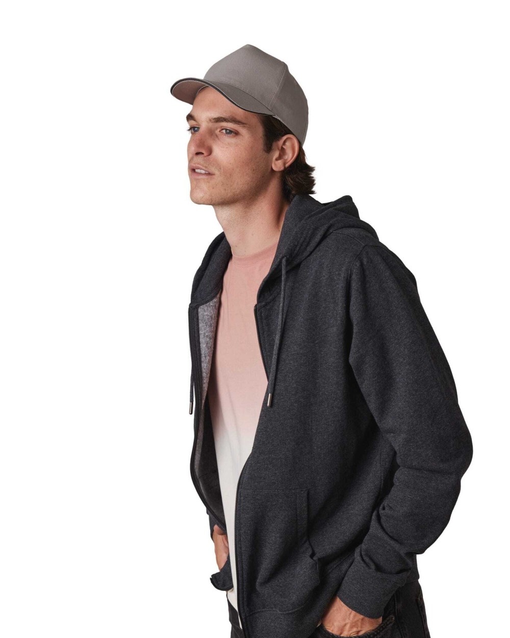 K-UP 5-Panel-Kappe - Kontrast-Sandwichschirm Kappen personalisierbar