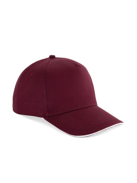 K-UP Casquette sandwich contrasté - 5 panneaux /api/colors/c4f533d7-c550-4fd5-851d-5a0763e00a7a personnalisable