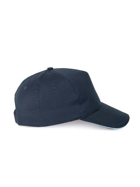 K-UP Casquette sandwich contrasté - 5 panneaux /api/colors/b6001e52-c9b4-467c-8352-173ddc636a03 personnalisable