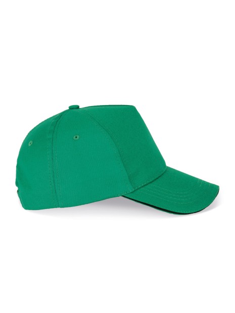 K-UP Casquette sandwich contrasté - 5 panneaux /api/colors/32d66c6b-a26d-4117-baab-f2d03fec76c6 personnalisable