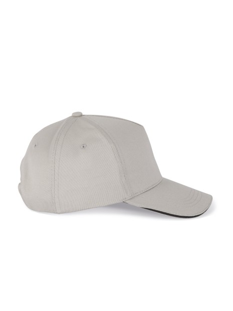 K-UP Casquette sandwich contrasté - 5 panneaux /api/colors/b83fbd35-8617-4ff4-af72-c983f214f6af personnalisable