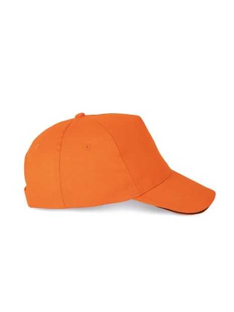 K-UP Casquette sandwich contrasté - 5 panneaux /api/colors/4f7b1862-0afc-43e5-8198-cb734c02d81e personnalisable