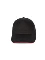 K-UP Casquette sandwich contrasté - 5 panneaux /api/colors/b084ccc6-964d-4c40-a33e-0f276869188a personnalisable