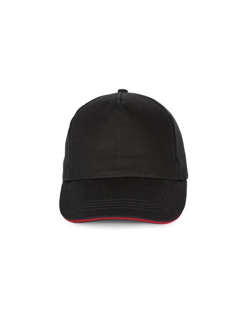 K-UP Casquette sandwich contrasté - 5 panneaux /api/colors/b084ccc6-964d-4c40-a33e-0f276869188a personnalisable