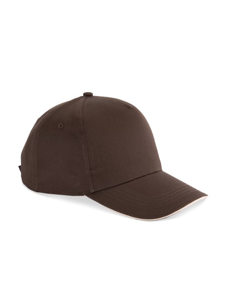 K-UP Casquette sandwich contrasté - 5 panneaux /api/colors/586c985d-fee8-409f-9bfe-392ee0892b89 personnalisable