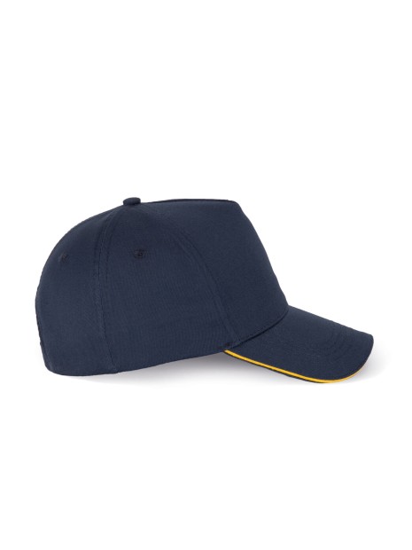 K-UP Casquette sandwich contrasté - 5 panneaux /api/colors/88cba4a0-0ac1-4e82-af5d-b00e170011fe personnalisable