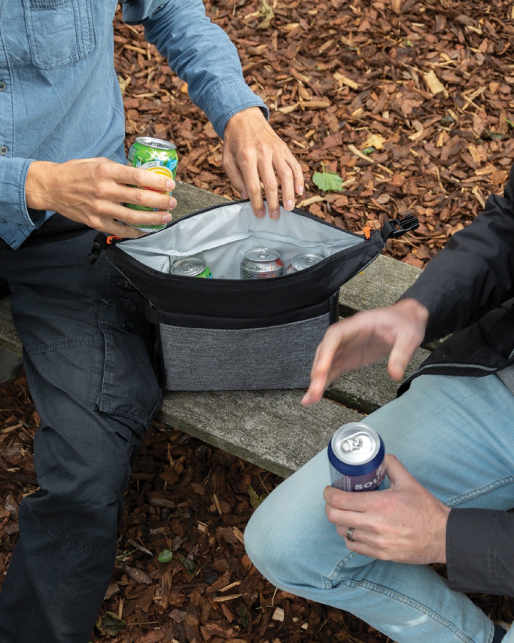 Tassen & Zakken 4DO Duo tone koeltas voor bedrukking &amp; borduring