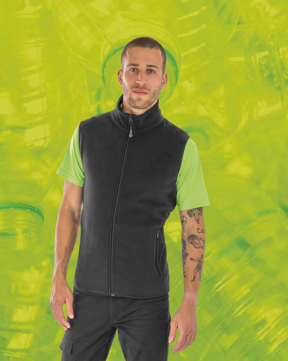 Laines polaires personnalisable RESULT Gilet bodywarmer recyclé