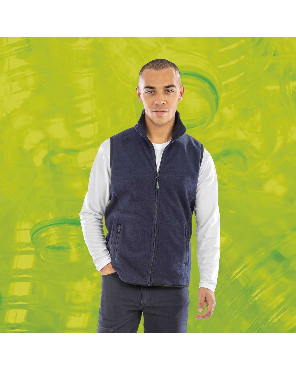 Laines polaires personnalisable RESULT Gilet bodywarmer recyclé