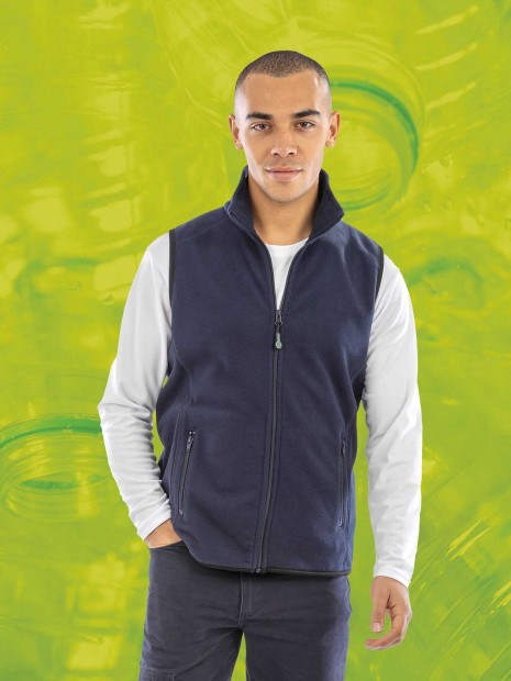 Laines polaires à personnaliser RESULT Gilet bodywarmer recyclé 